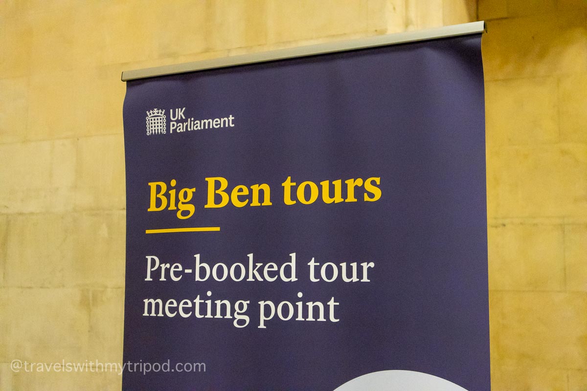 Big Ben tour meeting point