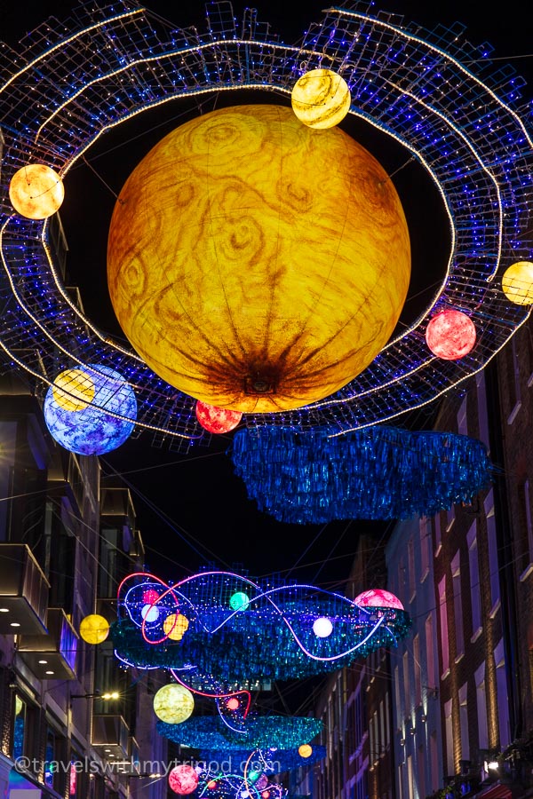 Carnaby Street Christmas Lights in 2023