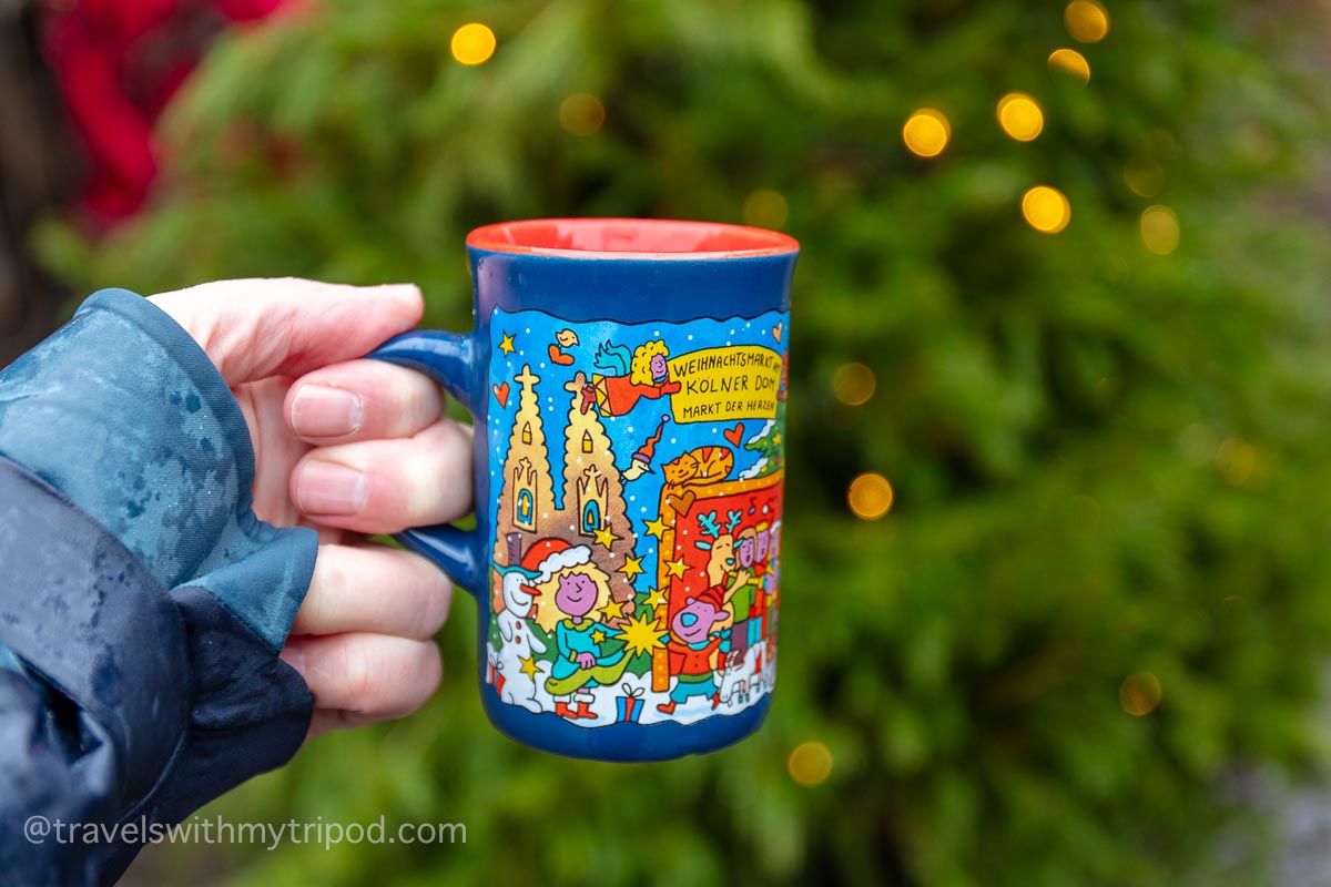 Gluhwein mug from the Cologne Cathedral Christmas market 2023