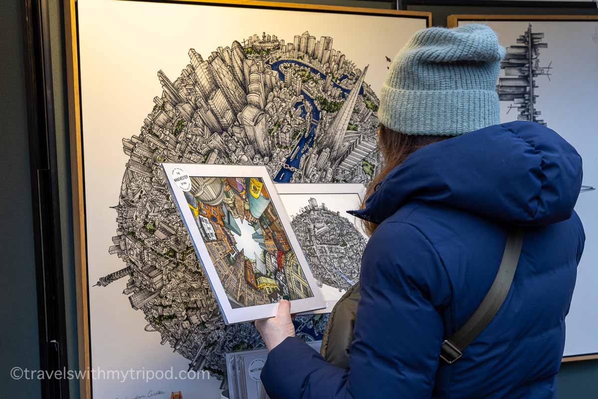 Artwork gifts at Festive Fayre