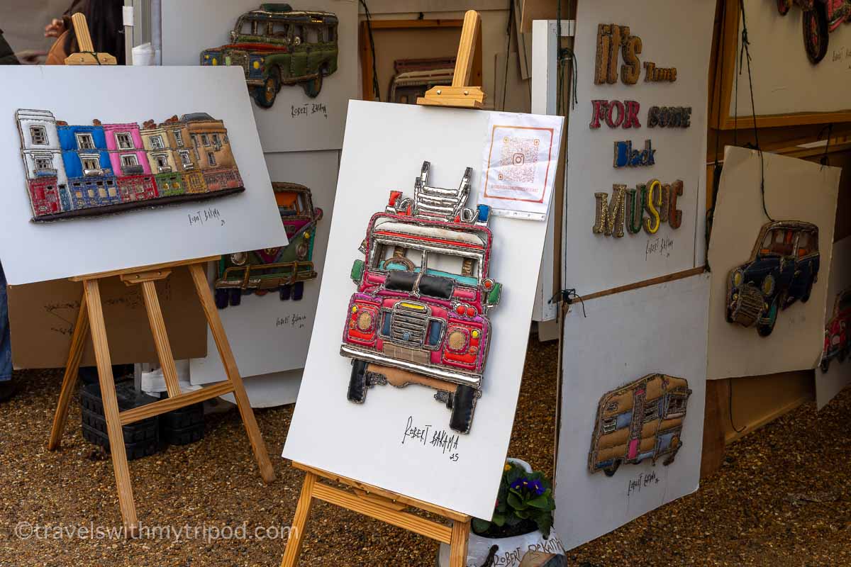 Artwork at Festive Fayre