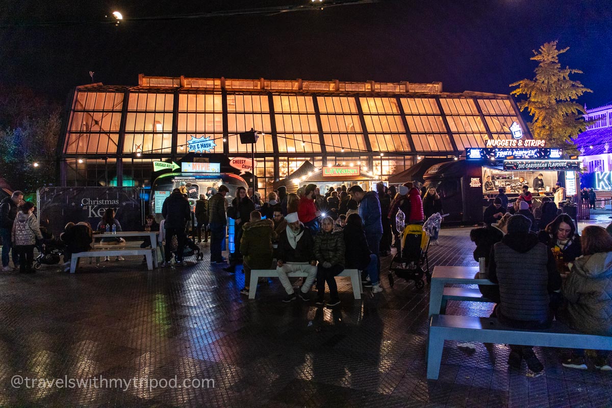 Food market at Kew Gardens