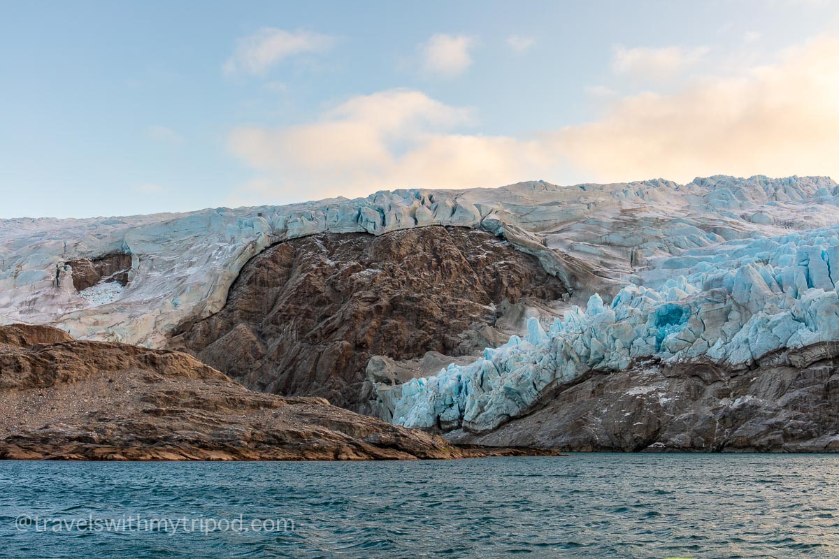 Glacier covered rocks, Svalbard Glacier covered rocks, Svalbard