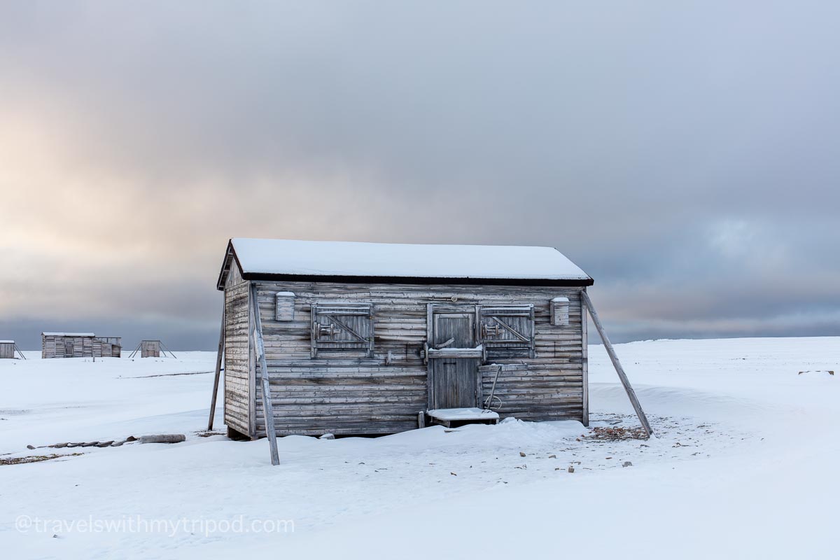 Kinnvika research station in Svalbard