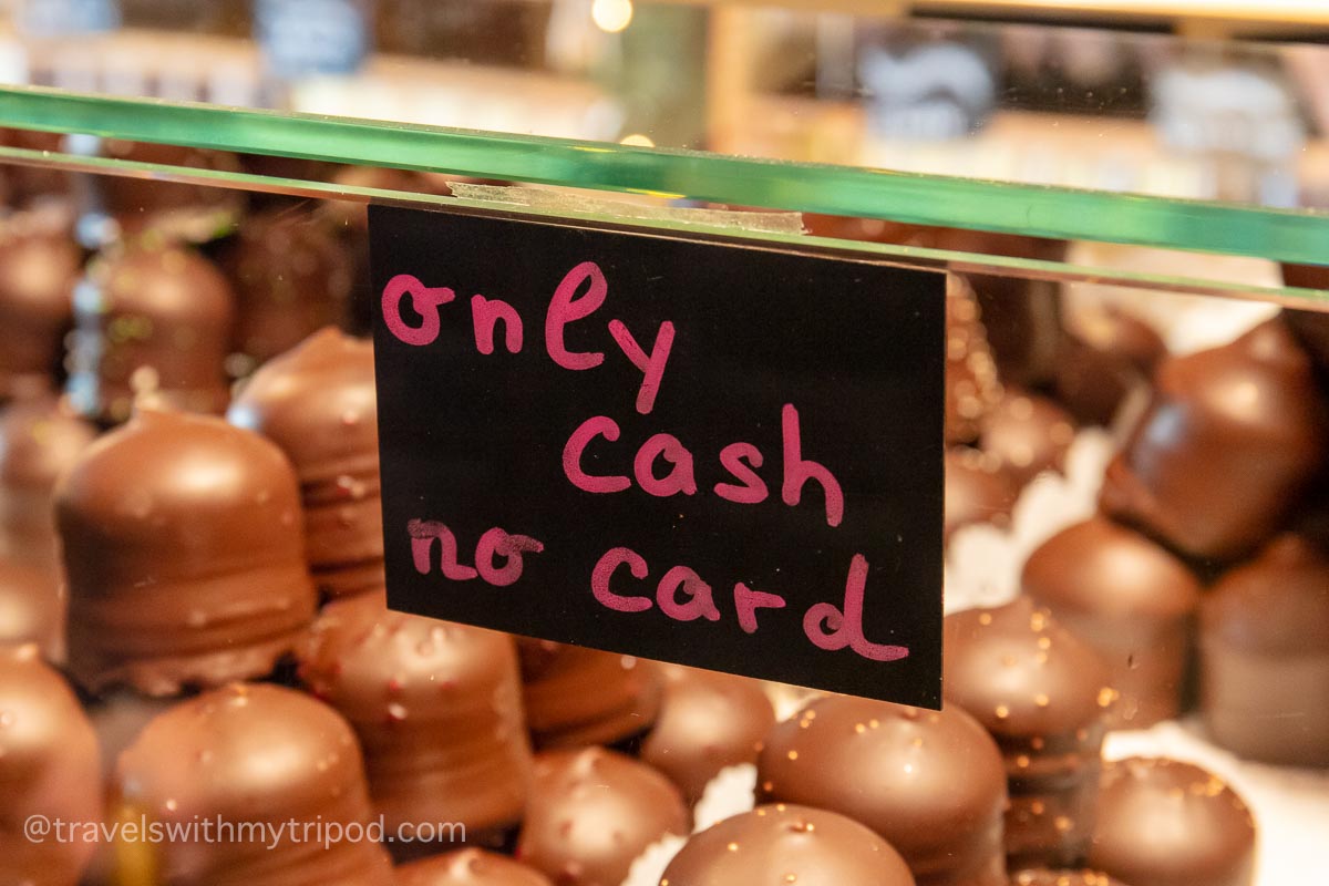 Cash only at Cologne Christmas market