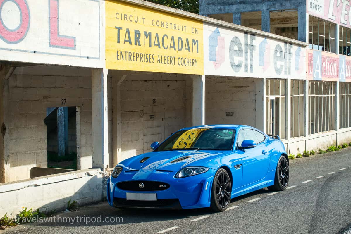 Jaguar in Reims Pits