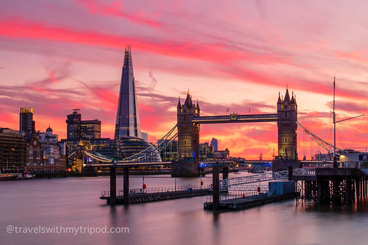 Tower Bridge Colourful Sunset