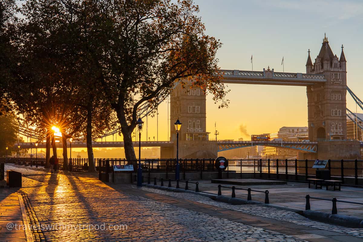 Tower Bridge in London with Double Decker Bus iPhone Case